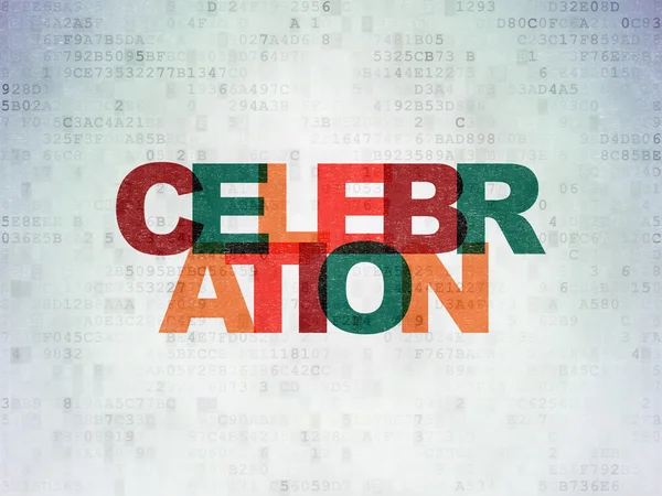 Entertainment, concept: Celebration on Digital Paper background