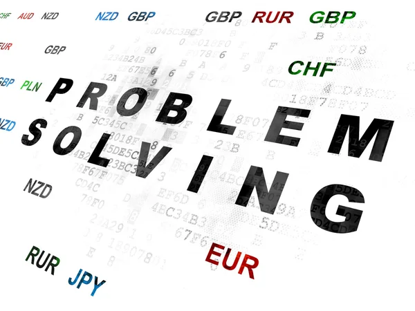 Finance concept: Problem Solving on Digital background