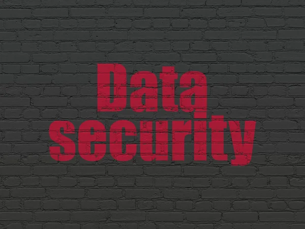 Safety concept: Data Security on wall background