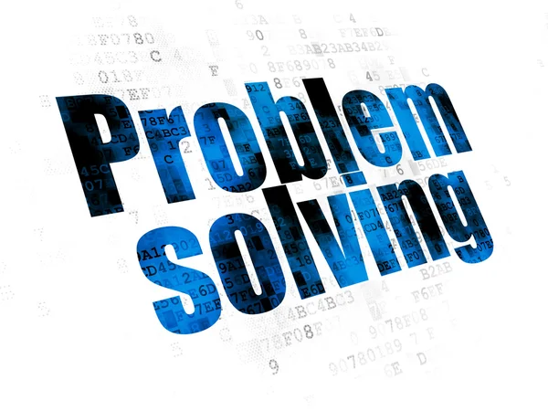 Finance concept: Problem Solving on Digital background