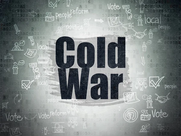 Political concept: Cold War on Digital Paper background