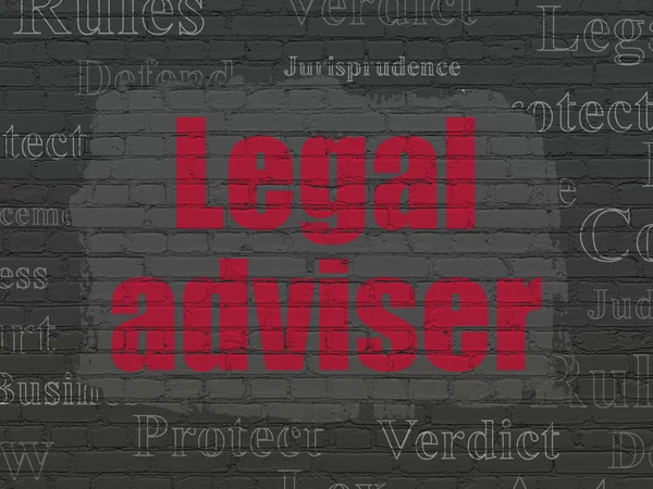 Law concept: Legal Adviser on wall background
