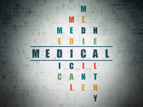 Health concept: Medical in Crossword Puzzle