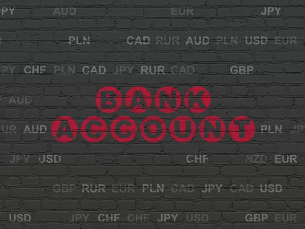 Banking concept: Bank Account on wall background