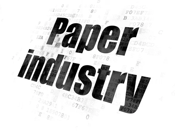 Industry concept: Paper Industry on Digital background