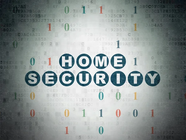 Safety concept: Home Security on Digital Paper background