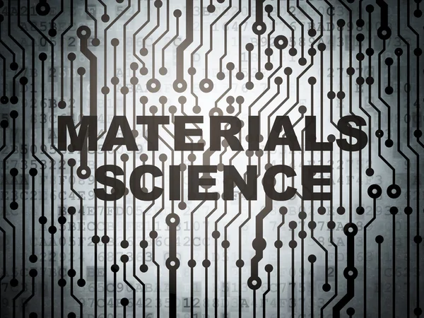 Science concept: circuit board with Materials Science