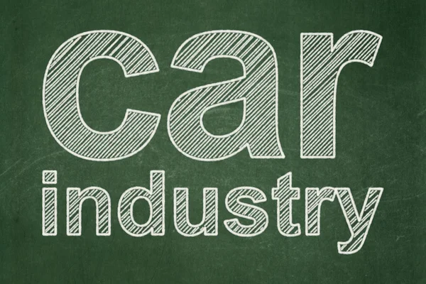 Industry concept: Car Industry on chalkboard background