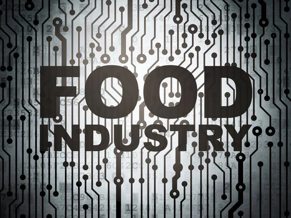 Manufacuring concept: circuit board with Food Industry