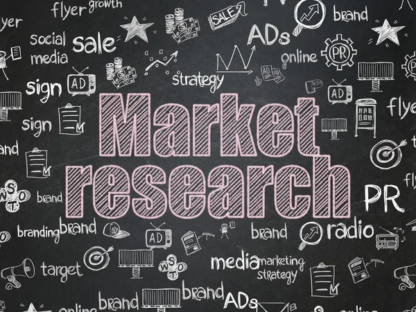 Marketing concept: Market Research on School Board background