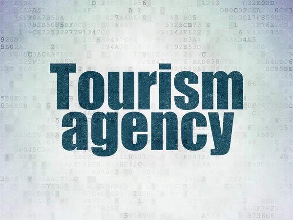 Tourism concept: Tourism Agency on Digital Paper background