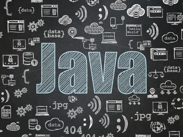 Programming concept: Java on School Board background