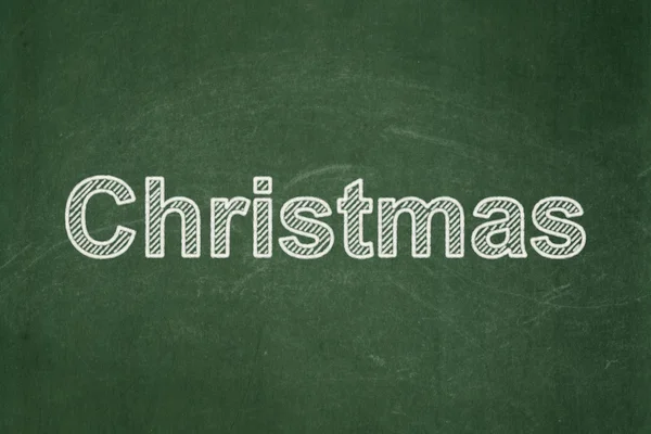 Entertainment, concept: Christmas on chalkboard background