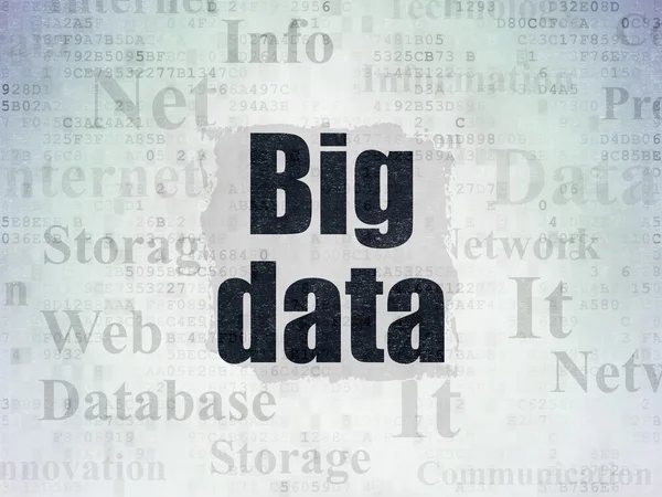 Data concept: Big Data on Digital Paper background