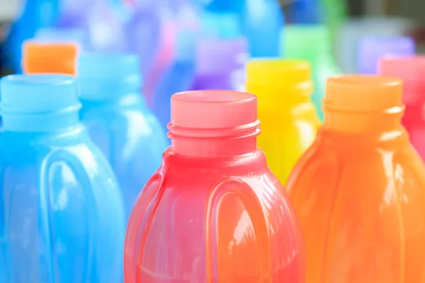 Colorful of plastic bottle