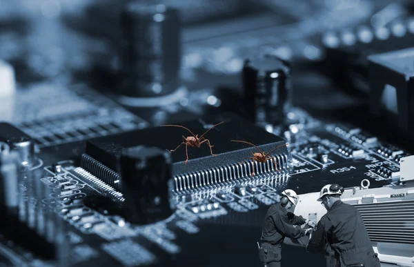 Anti virus techs fighting bugs