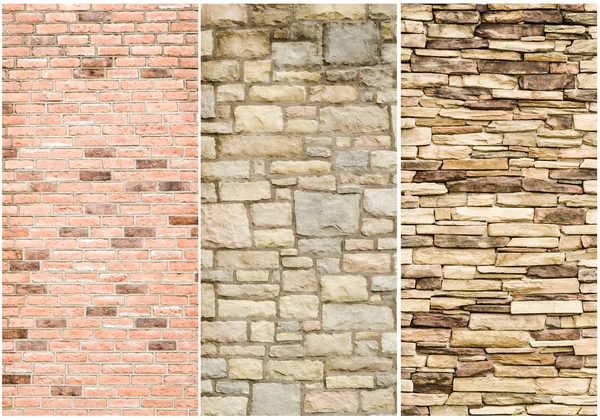 Pattern of stone wall surface