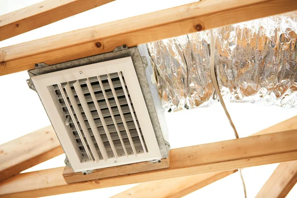 Exposed Air Conditioning Duct Work