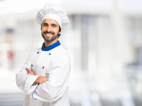 Smiling mature chef
