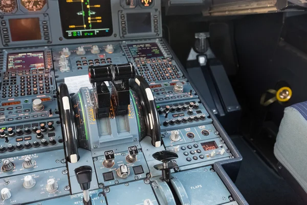 Airbus cockpit throttle lever