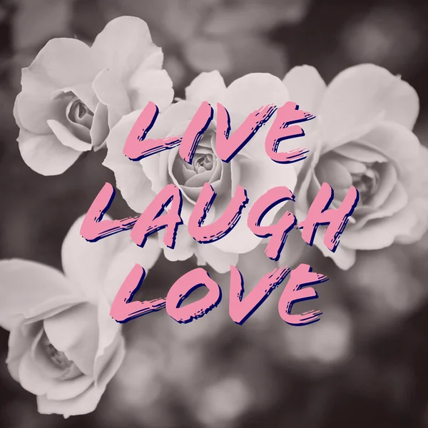 Live laugh love quote