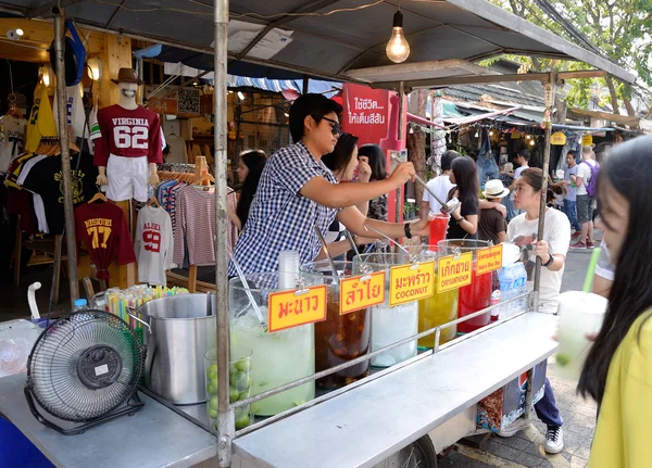 Ice juice at Jatujak Market, Bangkok, Thailand