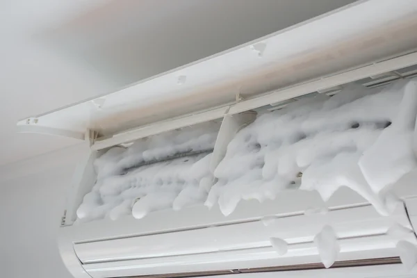 Air conditioner cleaning with washing foam .
