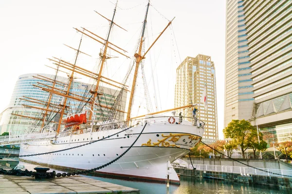 YOKOHAMA, JAPAN - November 24: Nippon Maru in Yokohama, Japan on