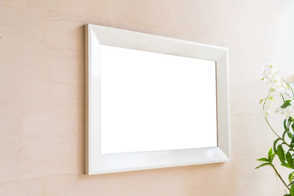 Modern frame on the wall .