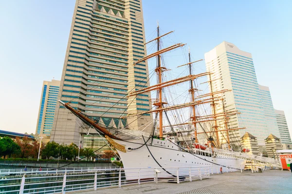 YOKOHAMA, JAPAN - November 24: Nippon Maru in Yokohama, Japan on