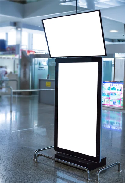 Blank Billboard in airport