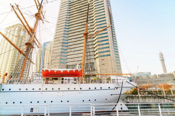 YOKOHAMA, JAPAN - November 24: Nippon Maru in Yokohama, Japan on