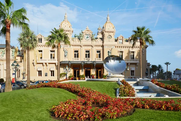 Grand Casino building and garden in summer in Monte Carlo, Monaco