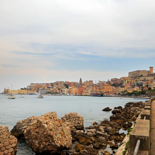 Cityscape of old Gaeta town in summer, Italy