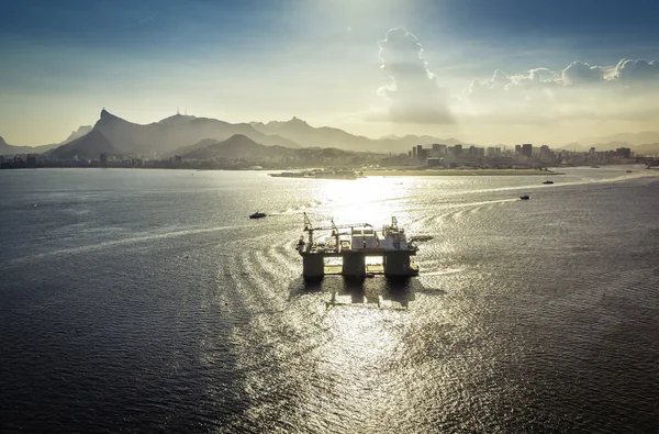 Oil drilling rig, Rio De Janeiro, Brazil