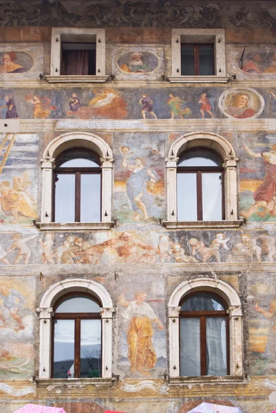 Facade of an ancient building, Trento