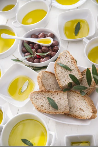 Bread and olive oil