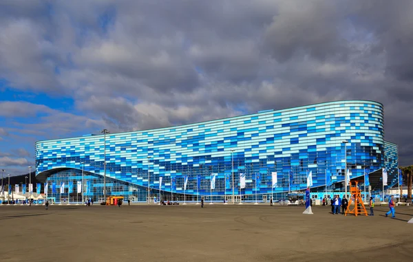 SOCHI, ADLER, RUSSIA - FEB 06, 2014: Iceberg Skating Palace at O