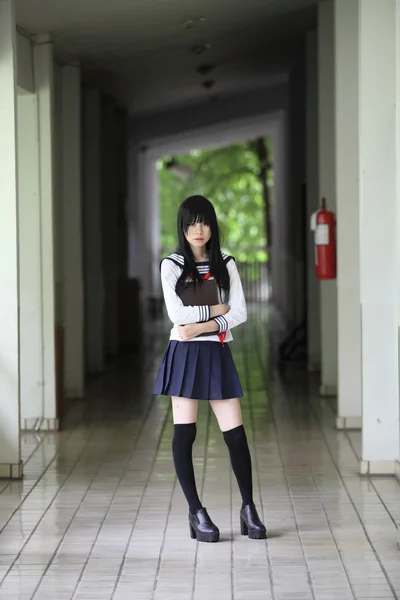Asian schoolgirl