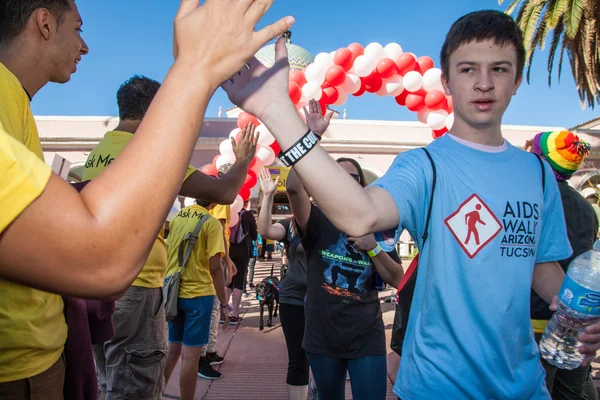 High Five at the End of AIDSwalk