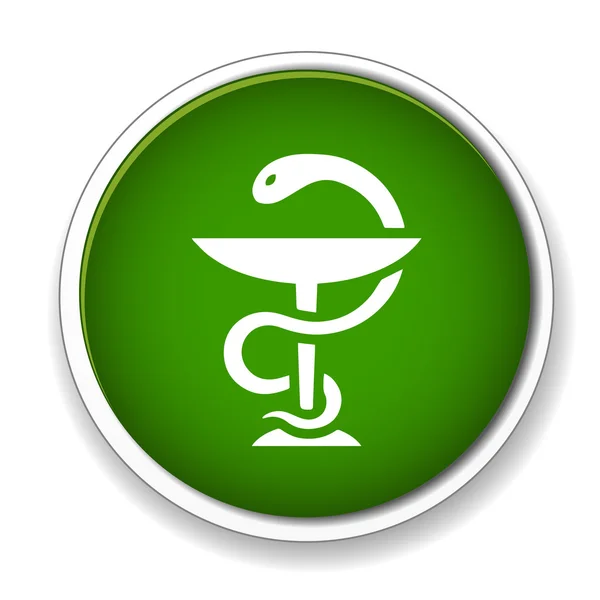 Medical symbol icon, button
