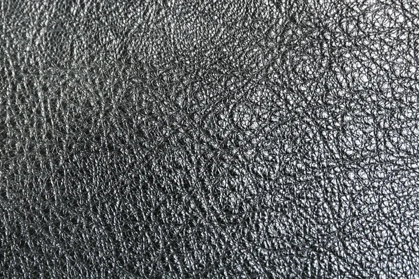 Black leather texture close up