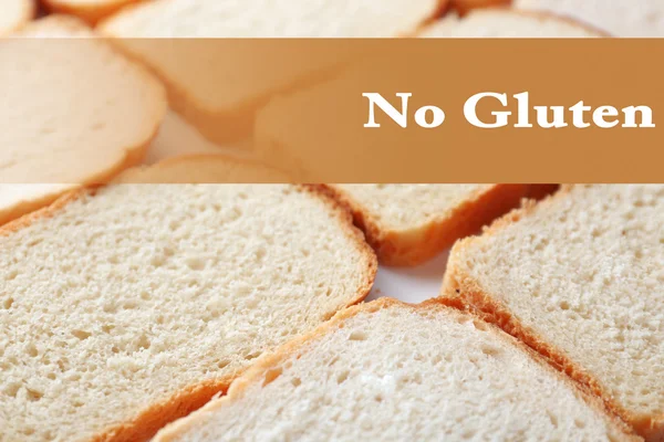 Bread and text No Gluten