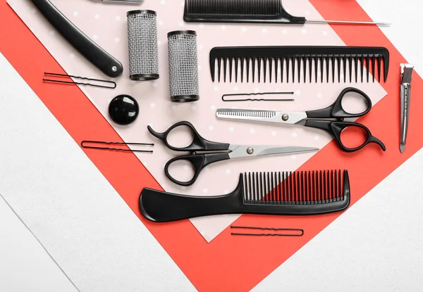 Barber set with tools