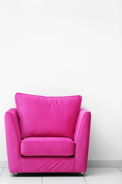 Armchair on white background