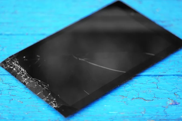 Tablet with cracked screen