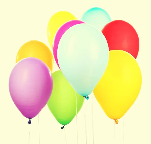 Colorful balloons Retro style