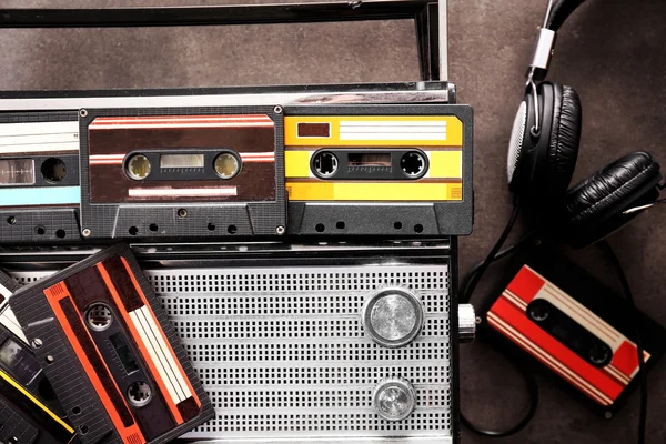 Tape recorder and retro cassettes