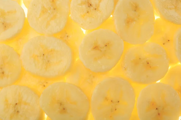 Ripe banana slices