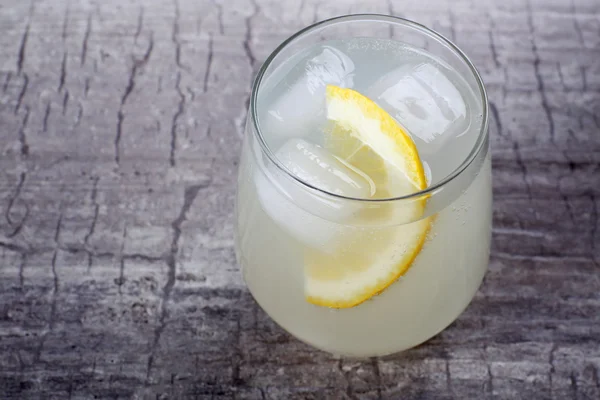 Glass of lemon soda